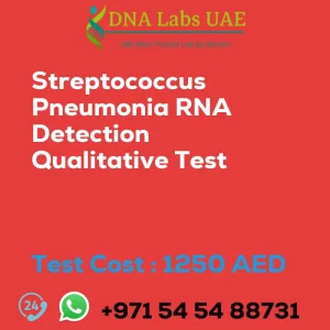 Streptococcus Pneumonia RNA Detection Qualitative Test sale cost 1250 AED