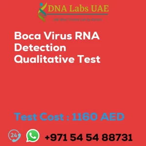 Boca Virus RNA Detection Qualitative Test sale cost 1160 AED