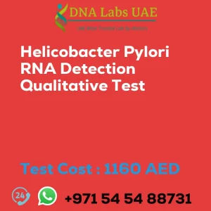 Helicobacter Pylori RNA Detection Qualitative Test sale cost 1160 AED