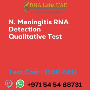 N. Meningitis RNA Detection Qualitative Test sale cost 1160 AED