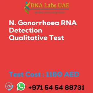 N. Gonorrhoea RNA Detection Qualitative Test sale cost 1160 AED