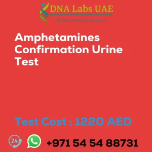 Amphetamines Confirmation Urine Test sale cost 1220 AED