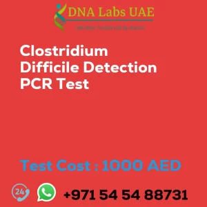 Clostridium Difficile Detection PCR Test sale cost 1000 AED