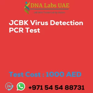 JCBK Virus Detection PCR Test sale cost 1000 AED