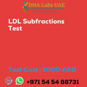 LDL Subfractions Test sale cost 1000 AED