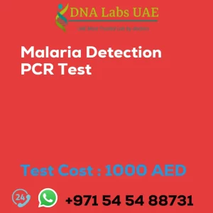 Malaria Detection PCR Test sale cost 1000 AED