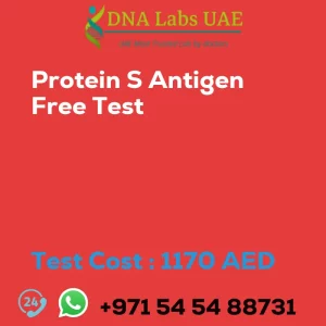 Protein S Antigen Free Test sale cost 1170 AED