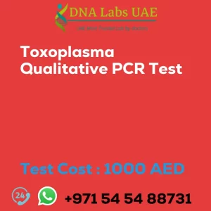 Toxoplasma Qualitative PCR Test sale cost 1000 AED