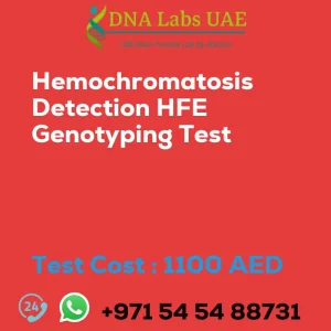 Hemochromatosis Detection HFE Genotyping Test sale cost 1100 AED