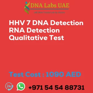 HHV 7 DNA Detection RNA Detection Qualitative Test sale cost 1090 AED