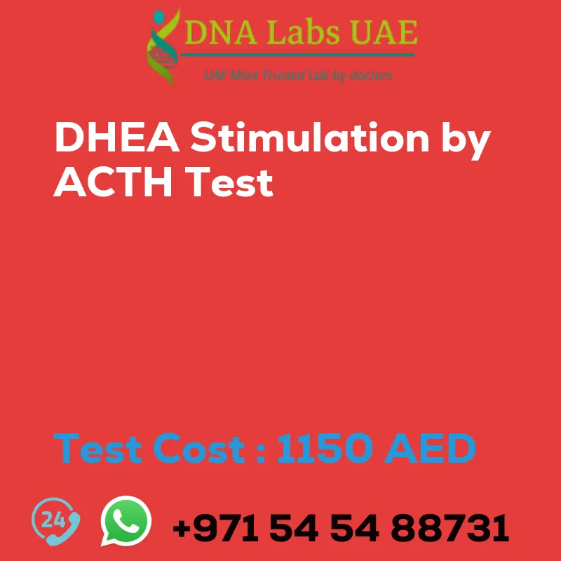 DHEA Stimulation by ACTH Test sale cost 1150 AED