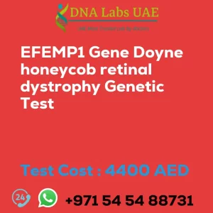 EFEMP1 Gene Doyne honeycob retinal dystrophy Genetic Test sale cost 4400 AED