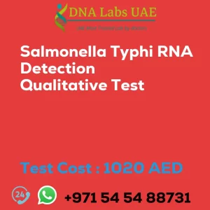 Salmonella Typhi RNA Detection Qualitative Test sale cost 1020 AED