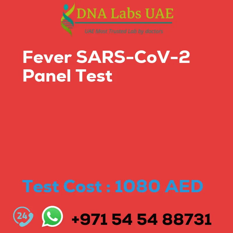 Fever SARS-CoV-2 Panel Test sale cost 1080 AED