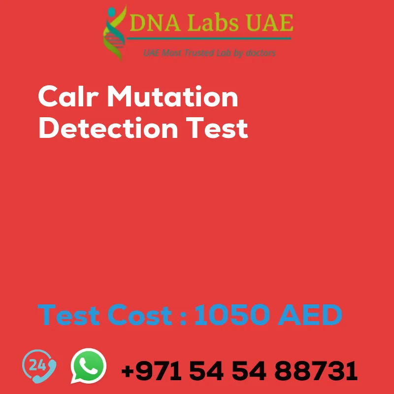 Calr Mutation Detection Test sale cost 1050 AED