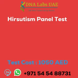 Hirsutism Panel Test sale cost 1050 AED