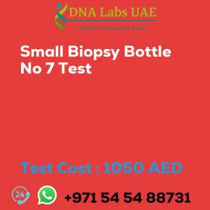 Small Biopsy Bottle No 7 Test sale cost 1050 AED