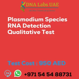 Plasmodium Species RNA Detection Qualitative Test sale cost 950 AED