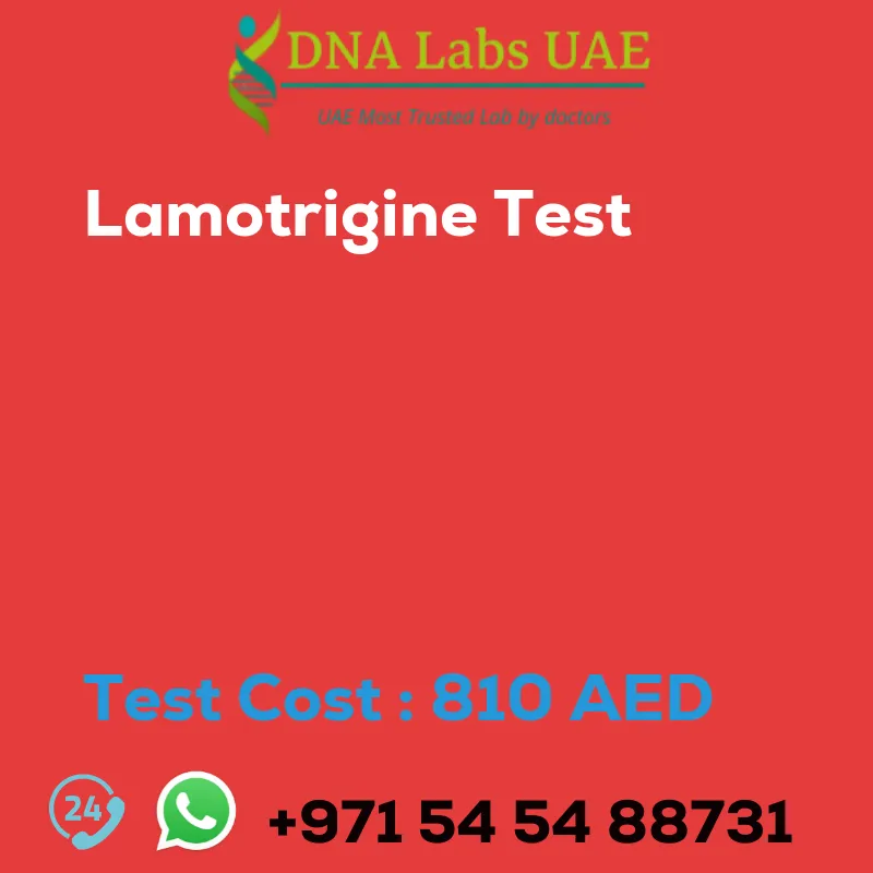 Lamotrigine Test sale cost 810 AED