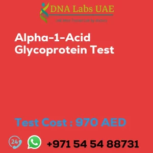 Alpha-1-Acid Glycoprotein Test sale cost 970 AED