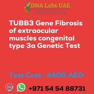 TUBB3 Gene Fibrosis of extraocular muscles congenital type 3a Genetic Test sale cost 4400 AED