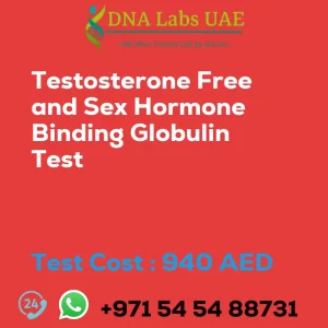 Testosterone Free and Sex Hormone Binding Globulin Test sale cost 940 AED