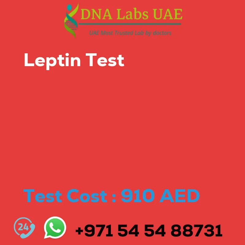 Leptin Test sale cost 910 AED