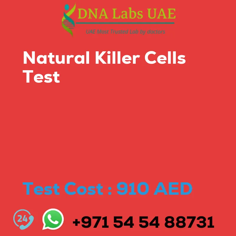 Natural Killer Cells Test sale cost 910 AED