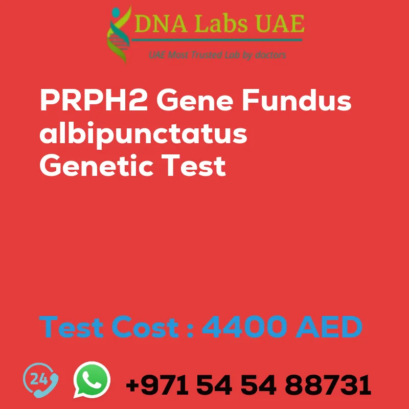 PRPH2 Gene Fundus albipunctatus Genetic Test sale cost 4400 AED