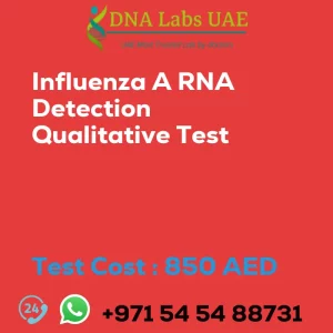 Influenza A RNA Detection Qualitative Test sale cost 850 AED