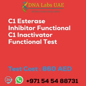 C1 Esterase Inhibitor Functional C1 Inactivator Functional Test sale cost 860 AED