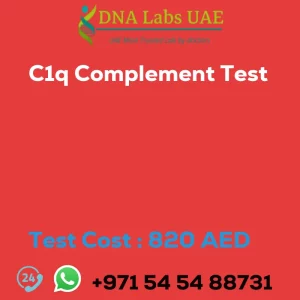 C1q Complement Test sale cost 820 AED