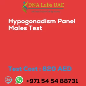 Hypogonadism Panel Males Test sale cost 820 AED