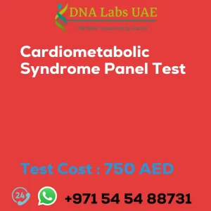Cardiometabolic Syndrome Panel Test sale cost 750 AED