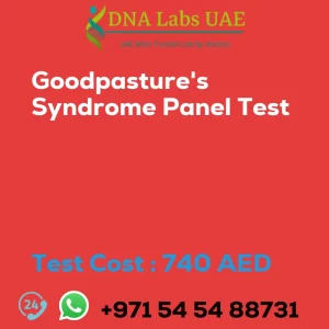 Goodpasture's Syndrome Panel Test sale cost 740 AED