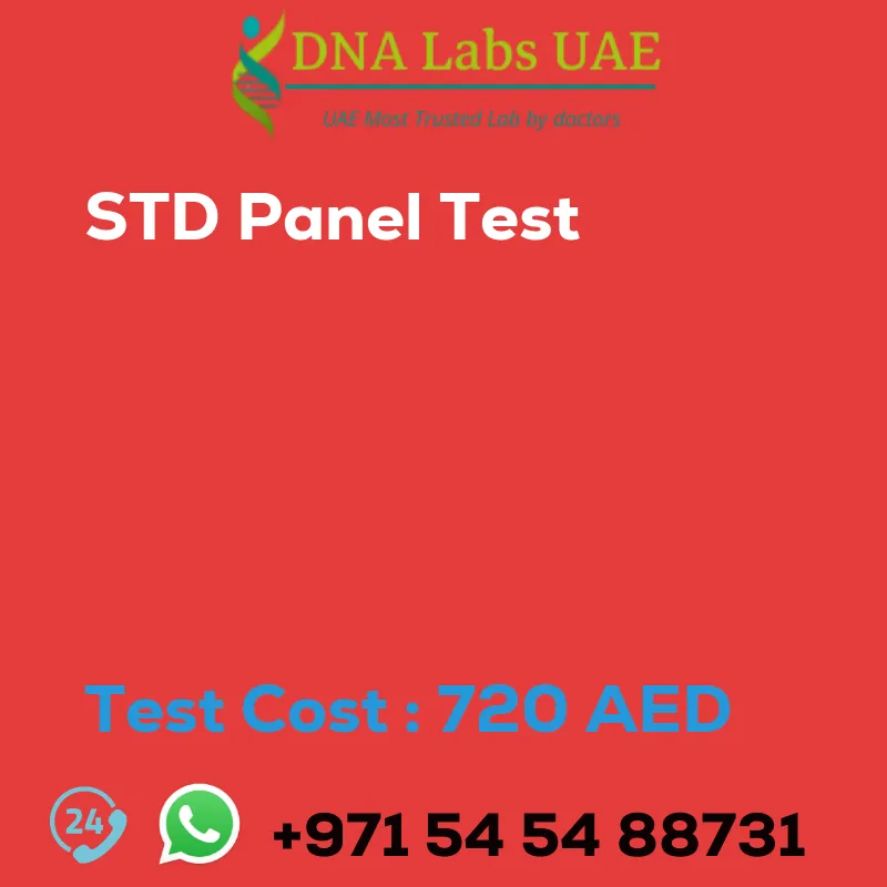 STD Panel Test sale cost 720 AED
