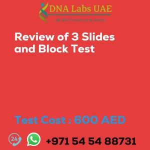 Review of 3 Slides and Block Test sale cost 600 AED