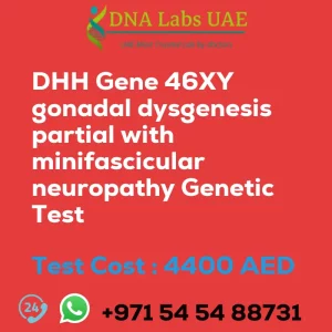 DHH Gene 46XY gonadal dysgenesis partial with minifascicular neuropathy Genetic Test sale cost 4400 AED