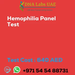 Hemophilia Panel Test sale cost 640 AED