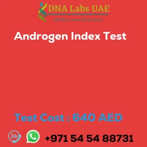 Androgen Index Test sale cost 640 AED