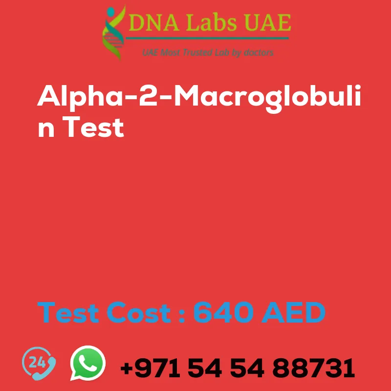 Alpha-2-Macroglobulin Test sale cost 640 AED