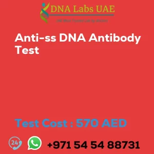 Anti-ss DNA Antibody Test sale cost 570 AED
