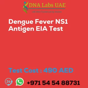 Dengue Fever NS1 Antigen EIA Test sale cost 490 AED