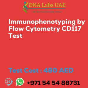 Immunophenotyping by Flow Cytometry CD117 Test sale cost 480 AED