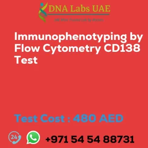 Immunophenotyping by Flow Cytometry CD138 Test sale cost 480 AED