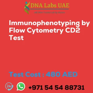 Immunophenotyping by Flow Cytometry CD2 Test sale cost 480 AED