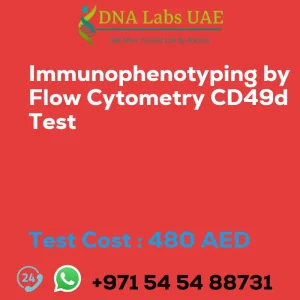 Immunophenotyping by Flow Cytometry CD49d Test sale cost 480 AED