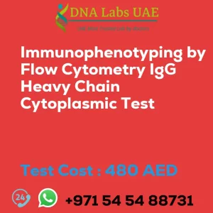Immunophenotyping by Flow Cytometry IgG Heavy Chain Cytoplasmic Test sale cost 480 AED