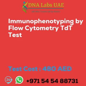 Immunophenotyping by Flow Cytometry TdT Test sale cost 480 AED