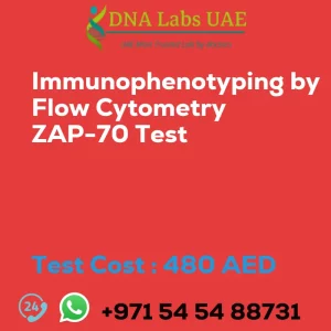 Immunophenotyping by Flow Cytometry ZAP-70 Test sale cost 480 AED